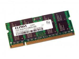 Памет за лаптоп DDR2 2GB PC2-6400S Elpida (втора употреба)